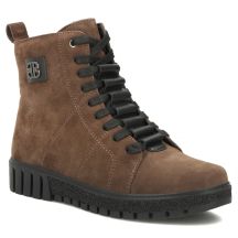 Braune Wildleder-Ankle-Boots für Damen, Modell Filippo DBT7273