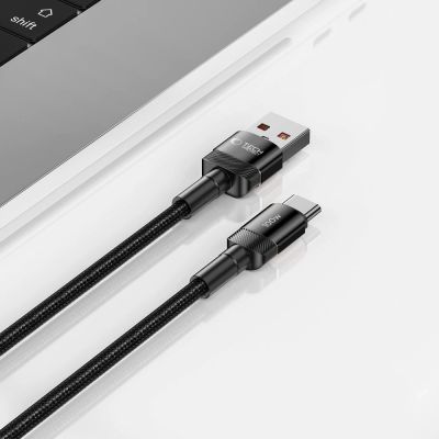 4. Tech-Protect UltraBoost Evo USB-C/USB-A-Kabel 100 W 5 A 1 m – schwarz