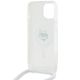 6. Karl Lagerfeld IML Choupette Head&Cord MagSafe Hülle für iPhone 15 / 14 / 13 – transparent