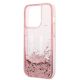 6. Karl Lagerfeld KLHCP14XLBKLCP iPhone 14 Pro Max 6.7" pink / rosa Hardcase Liquid Glitter Big KL