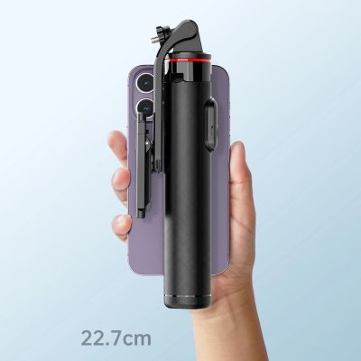 22. Selfie-Stick WC1Y3S Teleskopstativ 1,3 m mit Telefonhalter – Schwarz