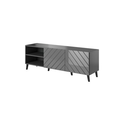 ABETO TV-Schrank 150x42x52 Graphit/Glanzgraphit