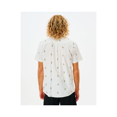 5. RIP CURL Hula Breach Kurzarmhemd weiß