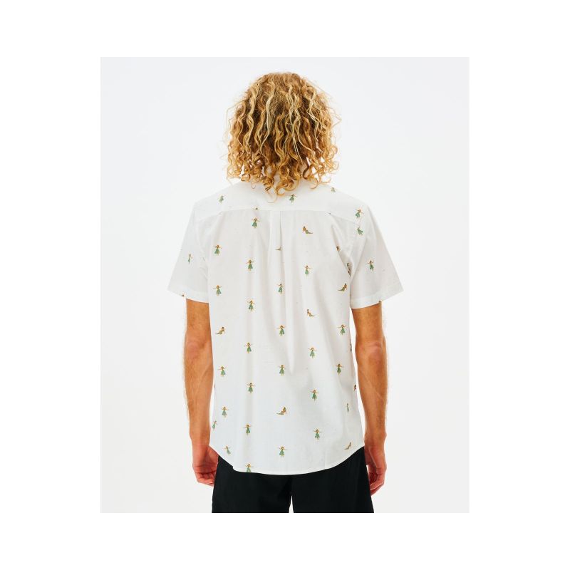 5. RIP CURL Hula Breach Kurzarmhemd weiß
