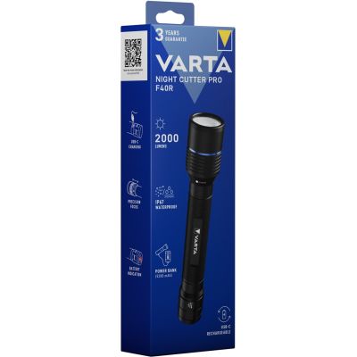 8. Varta 18922 Schwarze LED-Handtaschenlampe
