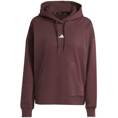 2. adidas Essentials Small Logo Feel Cozy Damen Sweatshirt Braun JV7314
