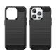 8. Carbon Case iPhone 14 Pro flexible Gel Rückseite schwarz