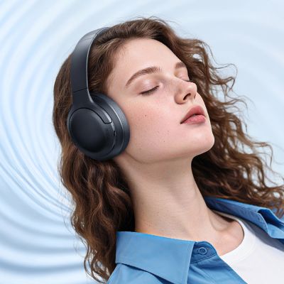 15. Baseus Bass BH1 Lite Kabellose On-Ear-Kopfhörer mit Bluetooth 6.0 - Schwarz