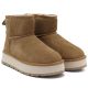 8. Damen-Ankle-Boots aus Leder mit Plateau, beige, Big Star UU274692