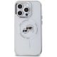 3. Karl Lagerfeld IML Metal Karl & Choupette Head MagSafe Hülle für iPhone 14 Pro - Weiß