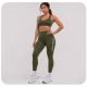 4. Lange Damen-Leggings in Armeegrün (Kampfbekleidung) | DBX Bushido