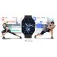 14. Smartwatch Gravity GT15-1 Schwarzes Silikonarmband + Schwarzes Armband