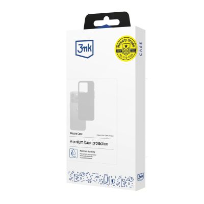 3. 3mk Silikonhülle für Samsung Galaxy S24 – Schwarz