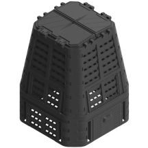 Kompostbehälter 740L Schwarz