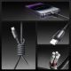 11. Joyroom S-A50 Unlimited Series 30W USB-C - Lightning Kabel mit magnetischer Organizer 1,2 m - Grau