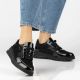 8. Filippo DP8105 Keilschuhe aus Lackleder in Schwarz