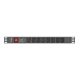 2. LANBERG 19" Rack-Stromleiste PDU PDU-08I-0200-C20-BK (1U, 16A, 8X IEC C13, 2M, C20 Stecker)