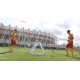 2. Yakimasport 100190 Dreifach-Rebounder, Netzrahmen