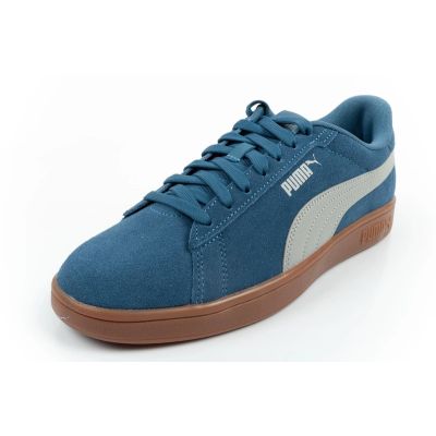 3. Puma Herren-Sportschuhe, Sneaker Smash 3.0, Leder, klassisch, modisch, blau