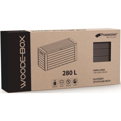 2. Gartenbox 280L Braun Woodebox