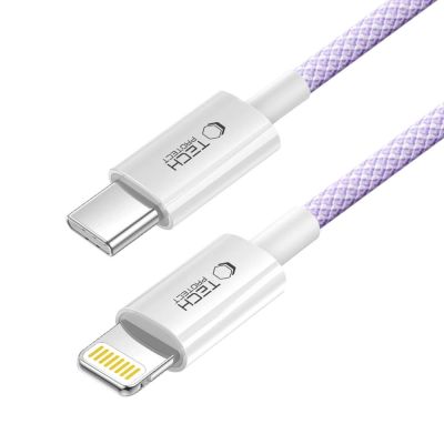 2. Tech-Protect Ultraboost Lite Lightning Kabel PD60W/3A 2m - Lila