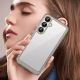 6. Outer Space Case für Samsung Galaxy A36 Cover mit flexiblem Rahmen - Halbtransparent, Schwarz