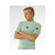 6. Herren Lycra RIP CURL Waves UPF Perf Kurzarmhemd grün