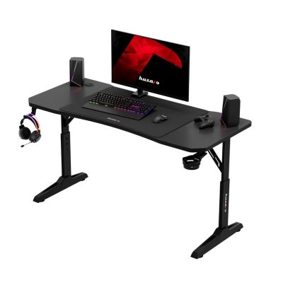 8. Huzaro Hero 3.6 Schwarzer Gaming-Schreibtisch