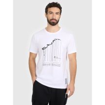Herren-T-Shirt mit Aufdruck, regulär, Größe 4F 4FRAW25TTSHM3845-10S