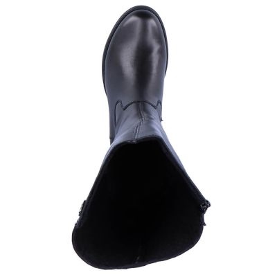 9. Rieker W Z9591-00 schwarze Lederstiefel 