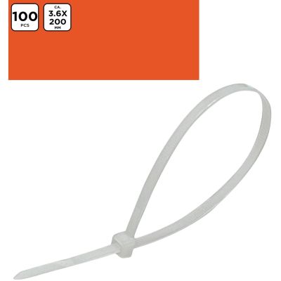 11. Kabelbinder, 100 Stück, 200 mm, Black+Decker