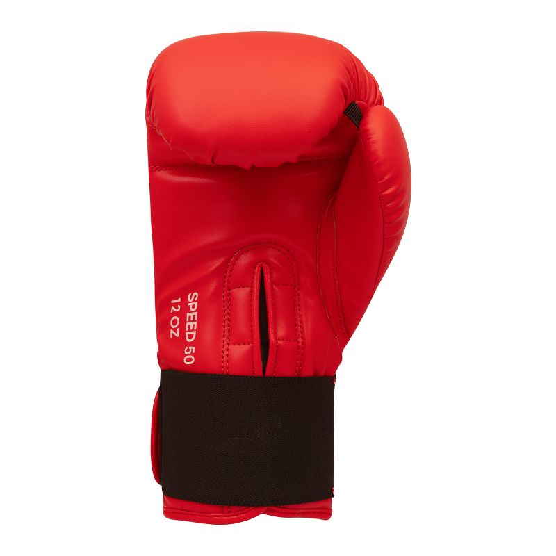 10. Adidas SPEED 50 rote Boxhandschuhe