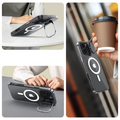 2. Tech-Protect MagStand MagSafe Hülle für iPhone 16 Pro – transparent