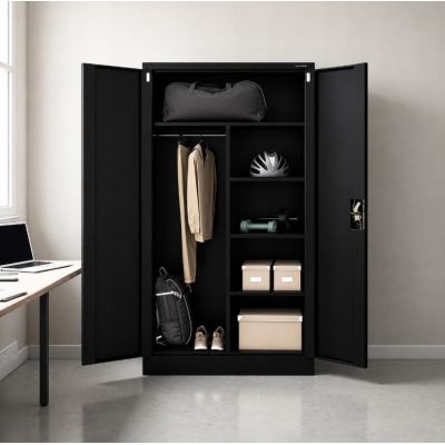 6. Iron Mate SATURN Metall-Werkzeugschrank 185x90x45 Schwarz RAL9005