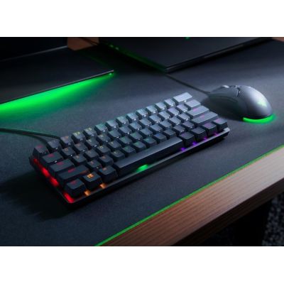 8. Razer Huntsman Mini-Tastatur Gaming USB QWERTY Amerikanisches/Internationales Layout Schwarz