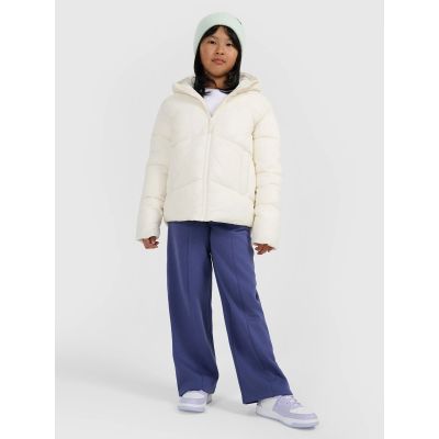 3. Mädchen-Daunenjacke mit Synthetikfüllung 4F 4FJRAW25TDJAF0825-10S