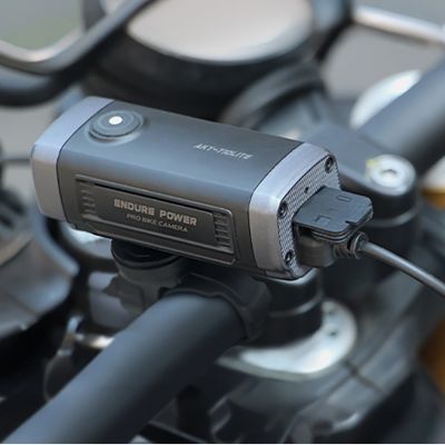 15. AKEEYO 710 Lite Lenker-Actionkamera für Fahrräder und Motorräder – Schwarz