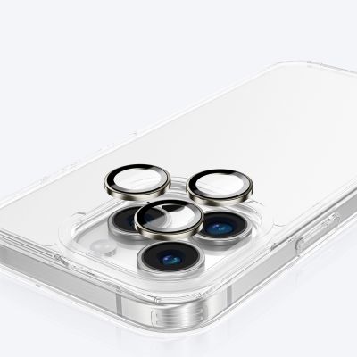 8. AmazingThing AR 3 Linsenglas Vollklares gehärtetes Glas für iPhone 16 Pro / 16 Pro Max - Transparent