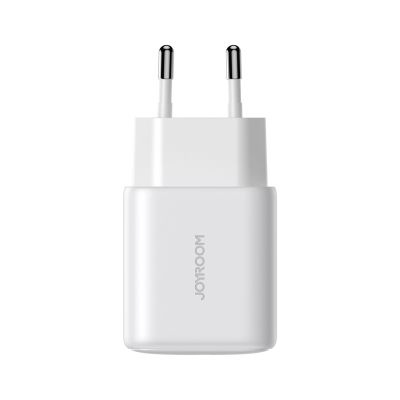 5. Joyroom JR-TCF20 USB-C PD 20W Netzwerkladegerät - Weiß + USB-C / USB-C-Kabel 1 m