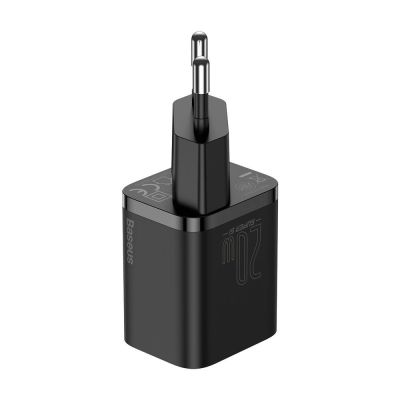 3. Baseus Super Si 1C Schnellladegerät USB Typ C 20W Power Delivery + USB-Kabel Typ C - Lightning 1m schwarz (TZCCSUP-B01)