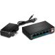 4. TRENDnet Switch 5-Port Gigabit PoE+ 60W Metall