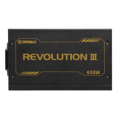 5. Enermax PC/Server-Netzteil 650W Revolution3 80+ Gold FULLMOD (ERV650G-AHG-MAC)