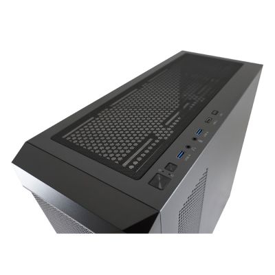 9. LC-Power Gaming 804B – Midi-Tower – PC-Gehäuse – ATX – Micro-ATX – Mini-ITX – Metall – Kunststoff – Gehärtetes Glas – 16 cm