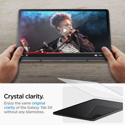 10. Spigen Glas.tR EZ Fit gehärtetes Glas für Samsung Galaxy Tab S9 11'' X710 / X716B