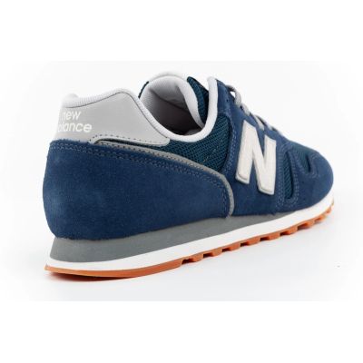 4. Herren-Sportschuhe New Balance 373, marineblaue Sneaker aus Leder