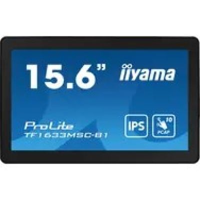 16. iiyama ProLite TF1633MSC-B1 Computermonitor 39,6 cm (15,6 Zoll) 1920 x 1080 px Full HD Touchscreen Schwarz