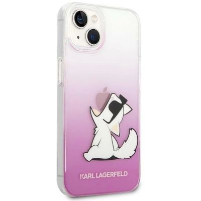 4. Karl Lagerfeld KLHCP14MCFNRCPI iPhone 14 Plus 6.7" Hardcase Pink / Pink Choupette Fun