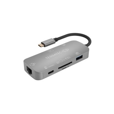 TERRATEC CONNECT C8 – Dockingstation – USB-C – HDMI – Gigabit-Ethernet