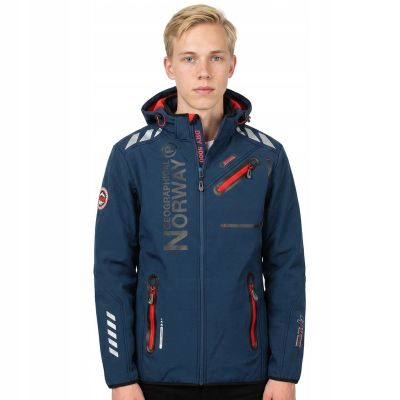 7. Geographical Norway Softshell ROYAUTE DB MARINEBLAU ROT HERREN 068 (WY2001H/GN/Marineblau / Rot)