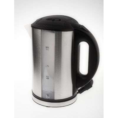 3. Adler AD 1216 Wasserkocher (2000W 1,8l; silber)
